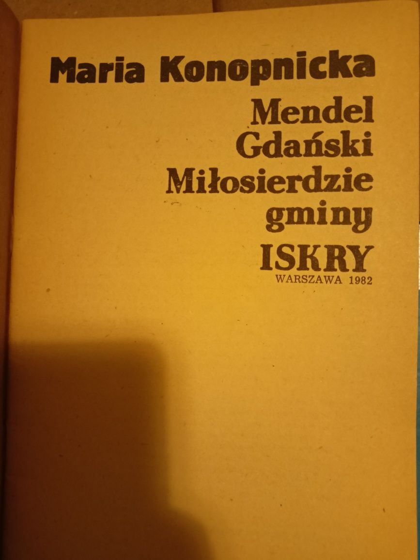 Wydawnictwo Iskry Iwaszkiewicz Konopnicka lektury książki PRL vintage