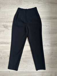 Zara rozmiar XS 34 czarne spodnie materiałowe damskie oversize