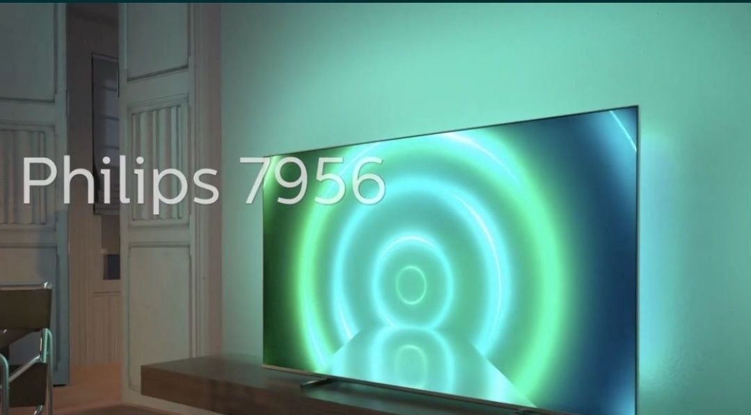 Nowy telewizor Philips 50PUS7956/12, LED, Android, AMBILIGHT, DVB-T2,