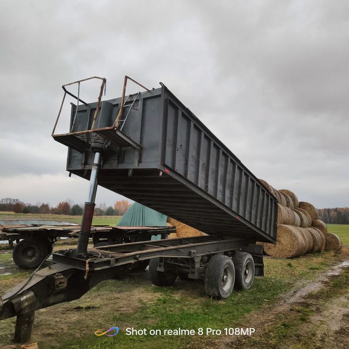 przyczepa skorupowa wywrotka 15 ton tandem