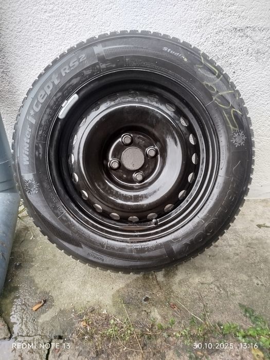 Koła Stalowe KIA 6Jx15 (4x100,ET46)+ Opony Hankook 185/65R/15 88T M+S