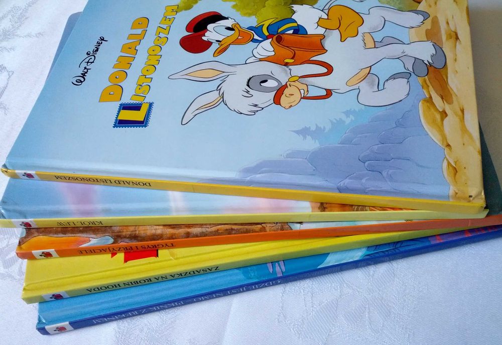 Klub Książek Disneya: Nemo, Donald Listonoszem, Tygrys -zestaw 4 szt.