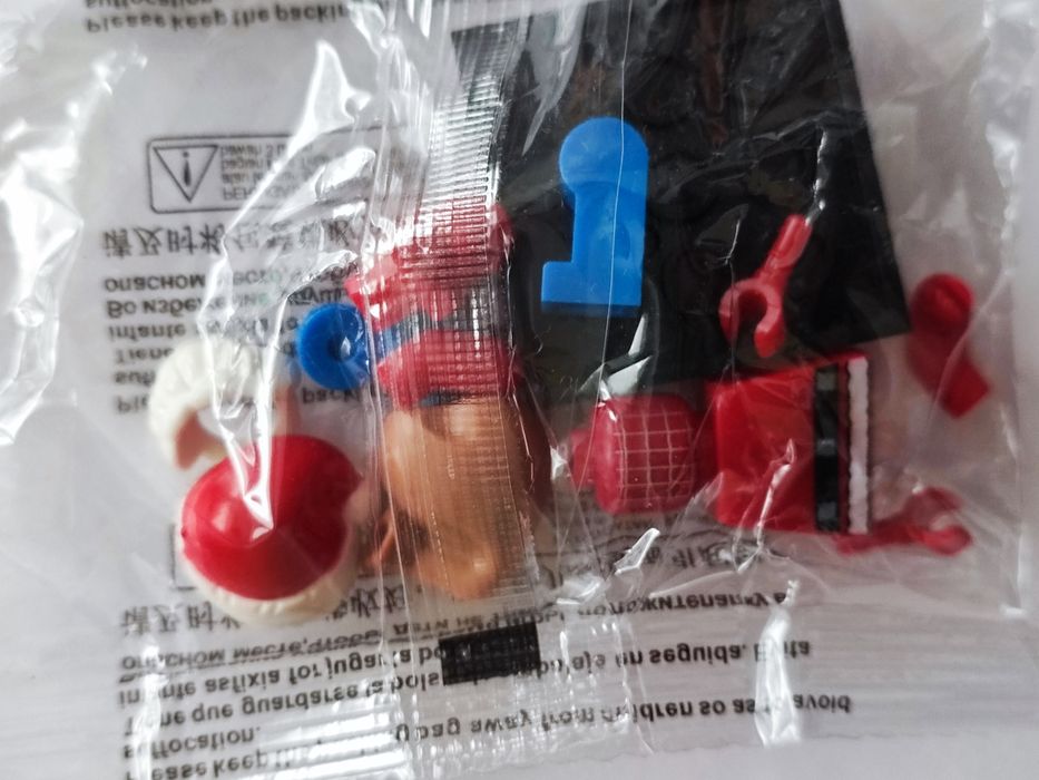 Spiderman św Mikołaj NOWE klocki marki KOPF minifigurka