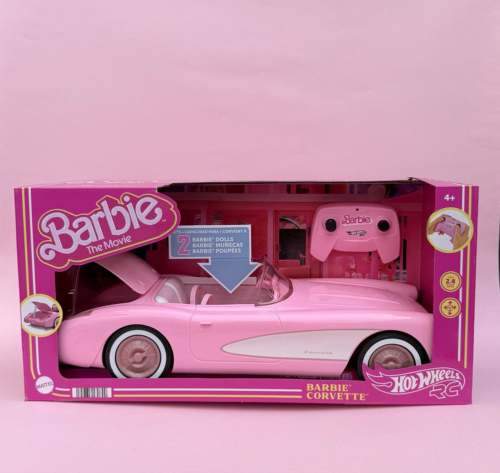 Hot Wheels Barbie RC Corvette машинка барбі на дистанційному керуванні