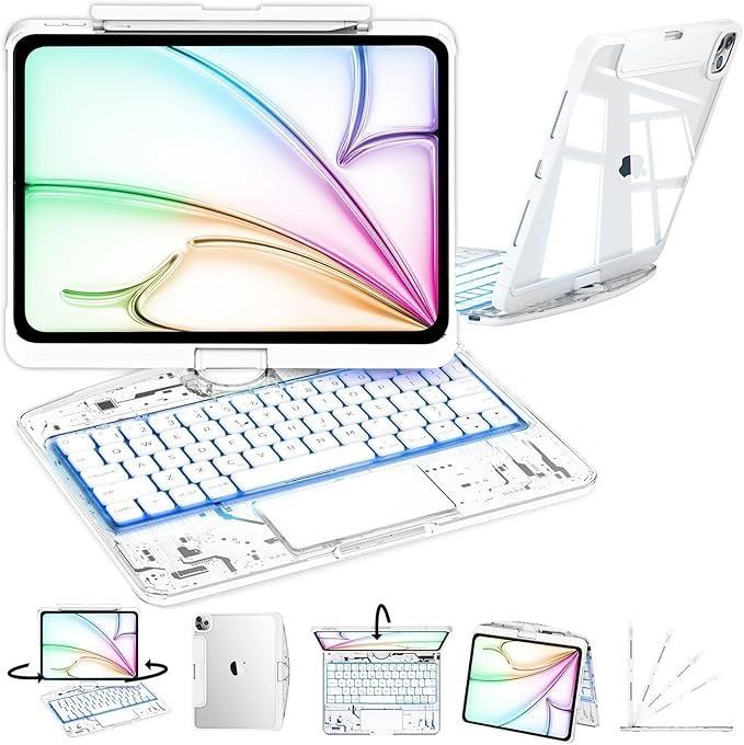 Чохол - клавіатура на Ipad  13" 12.9 з тачпадом та підсвідкою