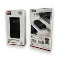 Повербанк XO Power Bank 30000 mAh digital display mobile PR123 Black