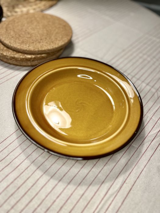 Talerze głębokie PRL Pruszków Porcelit 5 szt