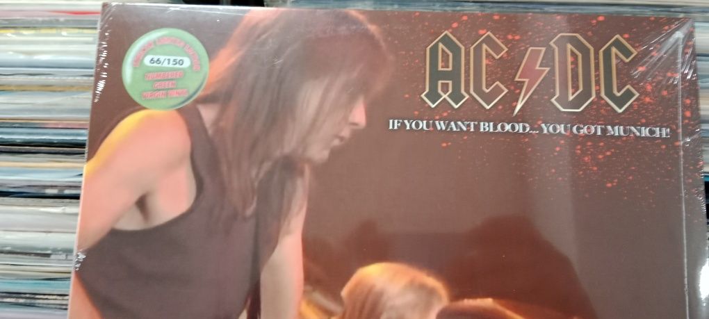 AC DC płyta winylowa. Kolekcjonerska Nowa . 2014. Green 66/150