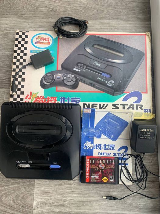Консоль приставка sega MD2 сега 16 бит 16 bit New Star 2