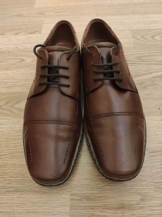 Оригінальні шкіряні туфлі ECCO. Розмір 45 / 29,5 см.