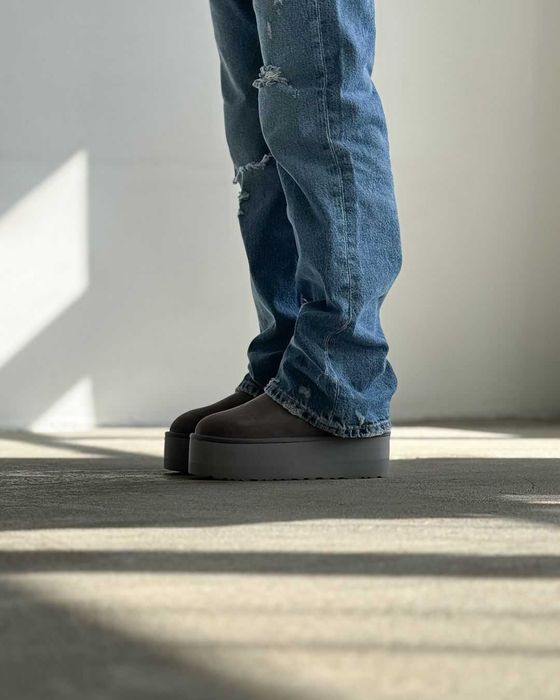 Угги/Угг/Уггі/Уги/Угі/UGG Australia Ultra Mini Platform Grey/Овчина