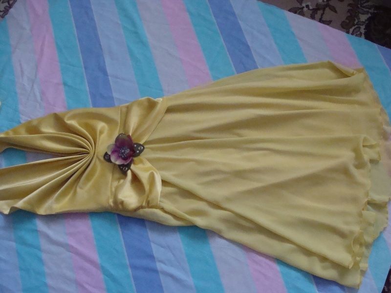sukienka 36 żółta