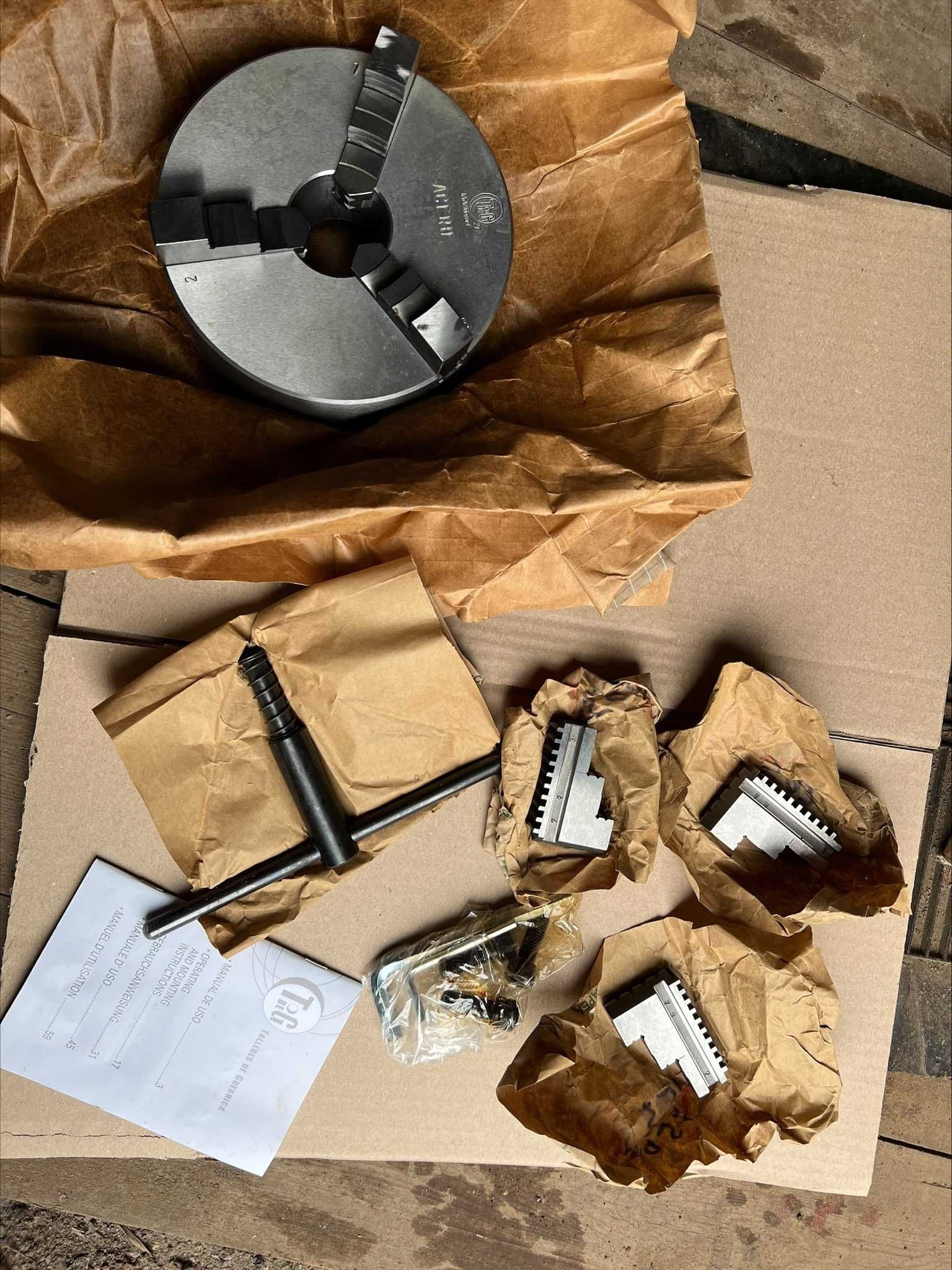 Патрон токарный 3-х кулачковый сталь д.160 и д.125 TDeG Испания