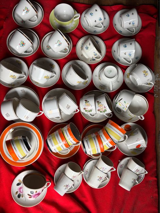 Чашки Дульово чайні пари поштучно посуда сервіз сервиз срср