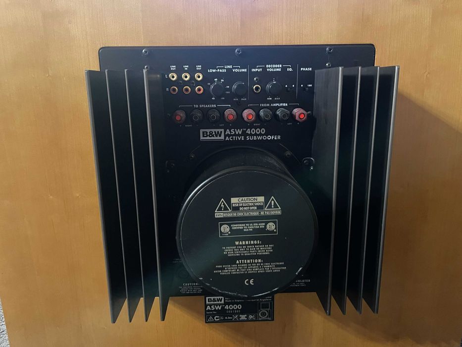 B&W ASW 4000 subwoofer 15" 75kg