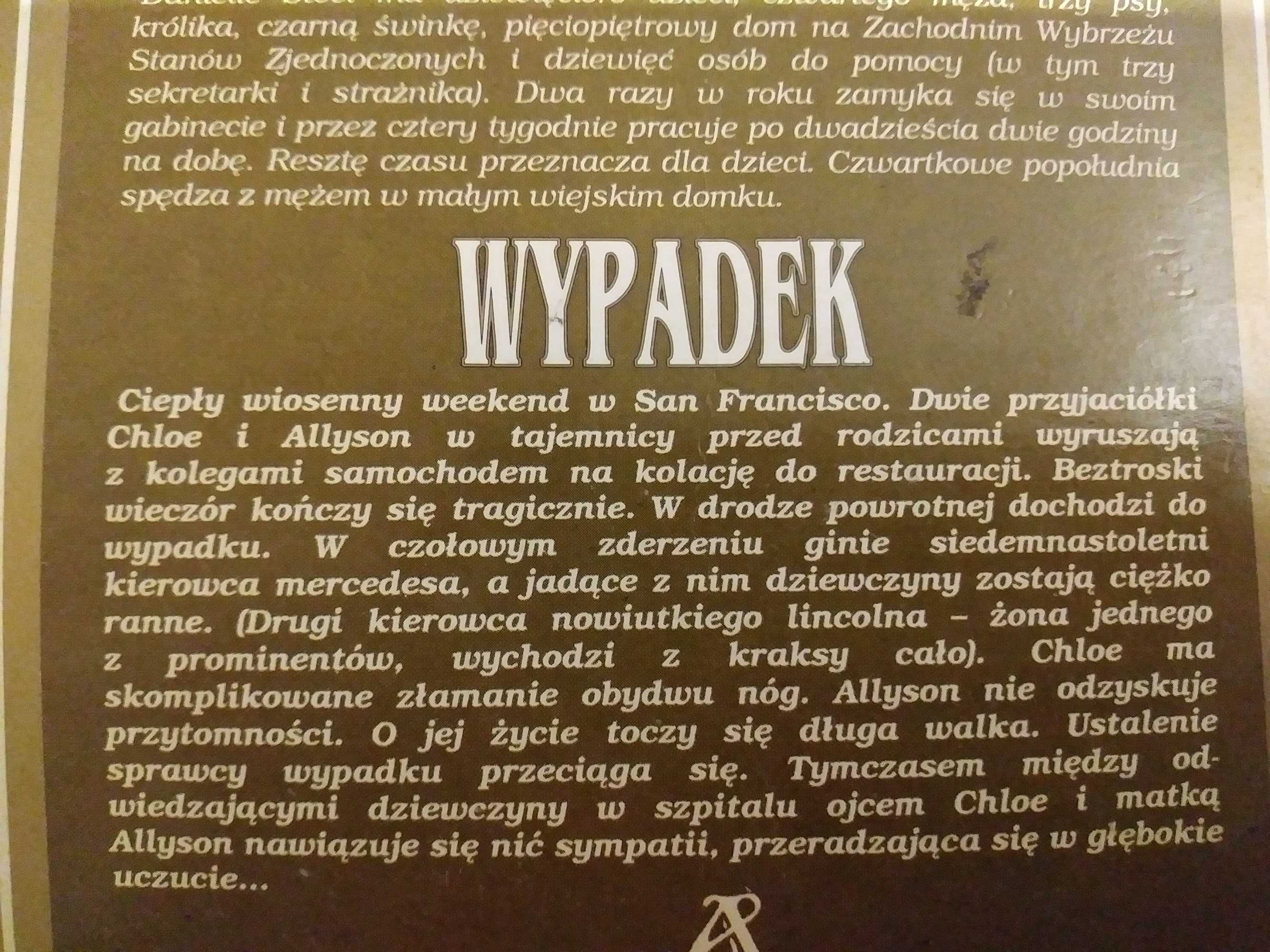 Danielle Steel _ Zwiastun miłości, Obietnica, Wypadek, Gra z fortuną