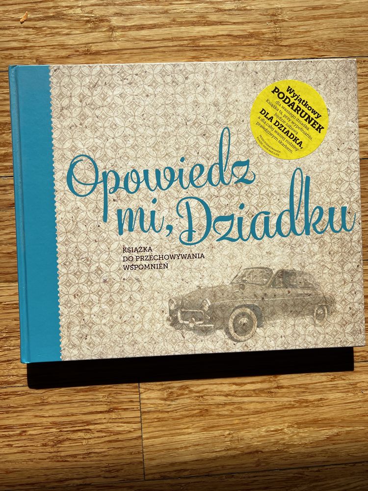 Książka/Album „Opowiedz mi dziadku”znakomita na prezent na DzieńDziadk
