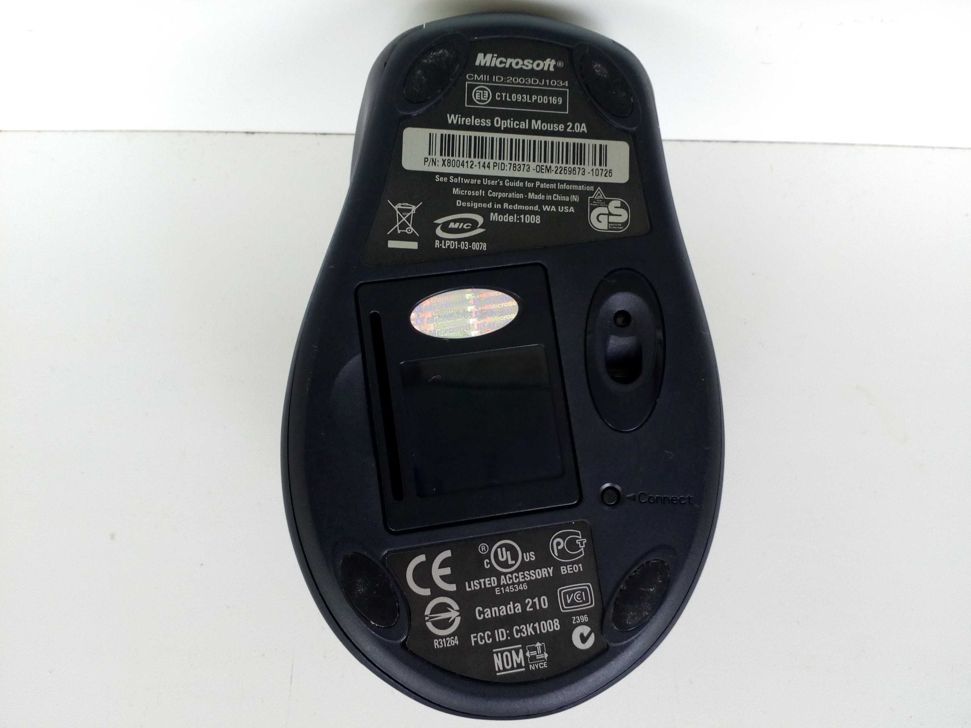 Мышь компьютерная logitech, Microsoft, Без конролёров.