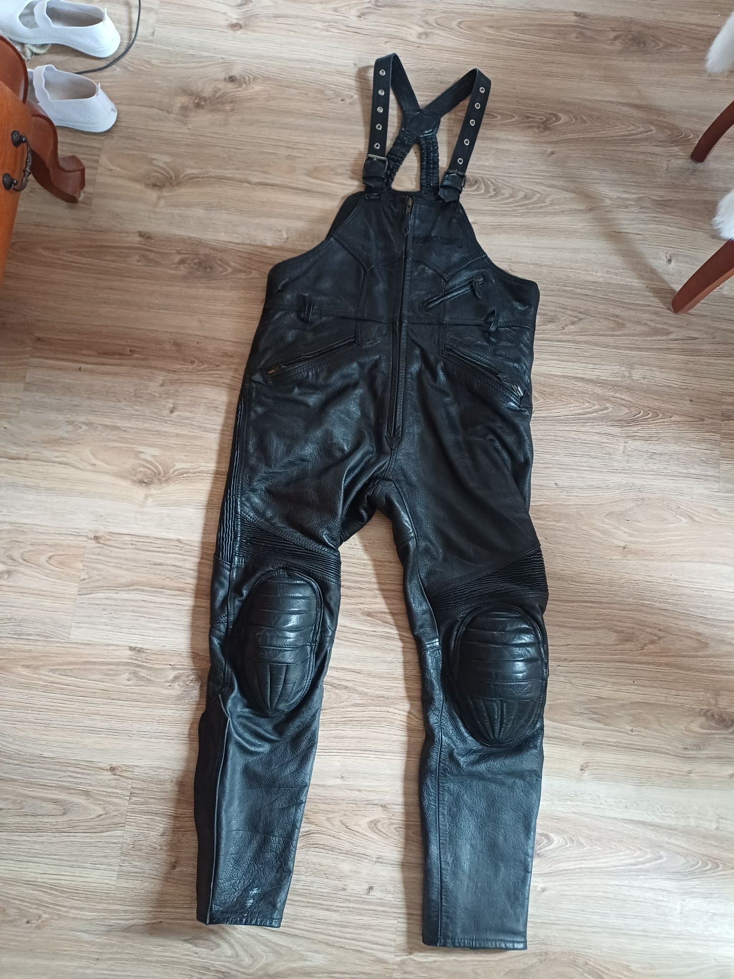 Kombinezon motocyklowy na motor skóra naturalna Halvarssons
