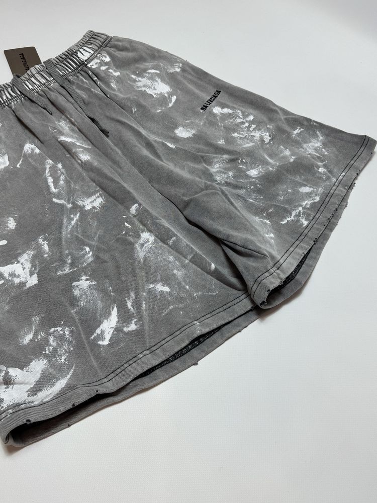 Шорти Balenciaga Basic Logo Grey Baggy S M L Dirty fit