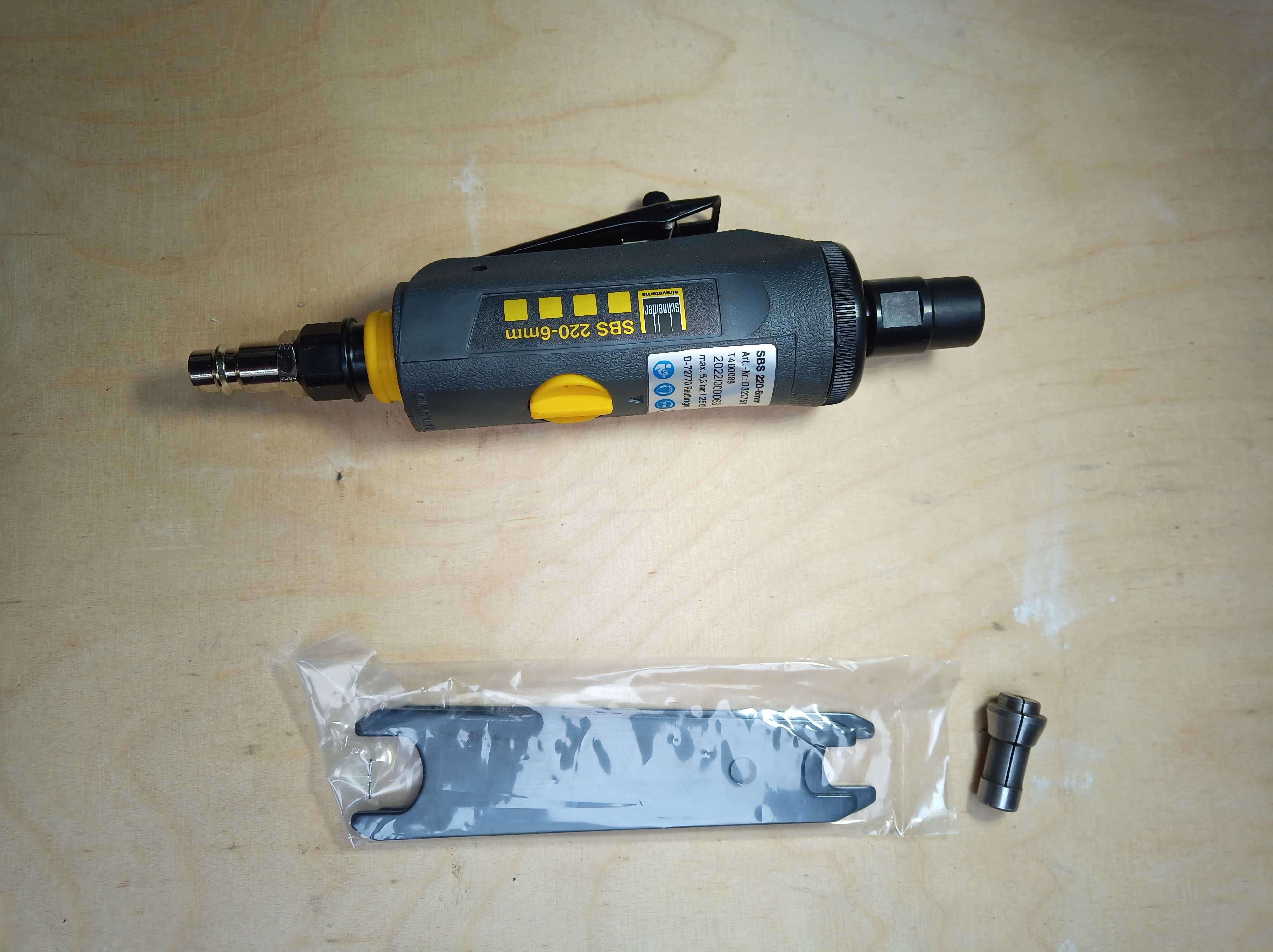 Szlifierka pneumatyczna prosta SBS 220 - 6mm Schneider Airsystems