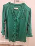 Blusa mangas 3/4 verde