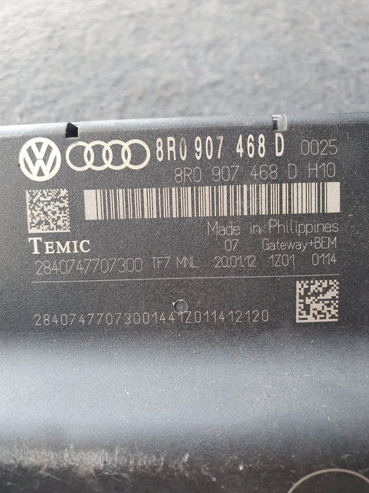 Moduł sterownik Gateway + BEM 8R0.907.468 D Audi 177 KM a4 b8 lift 11-