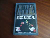 "Erro Judicial" de Jeffrey Archer - 1ª Edição de 1995