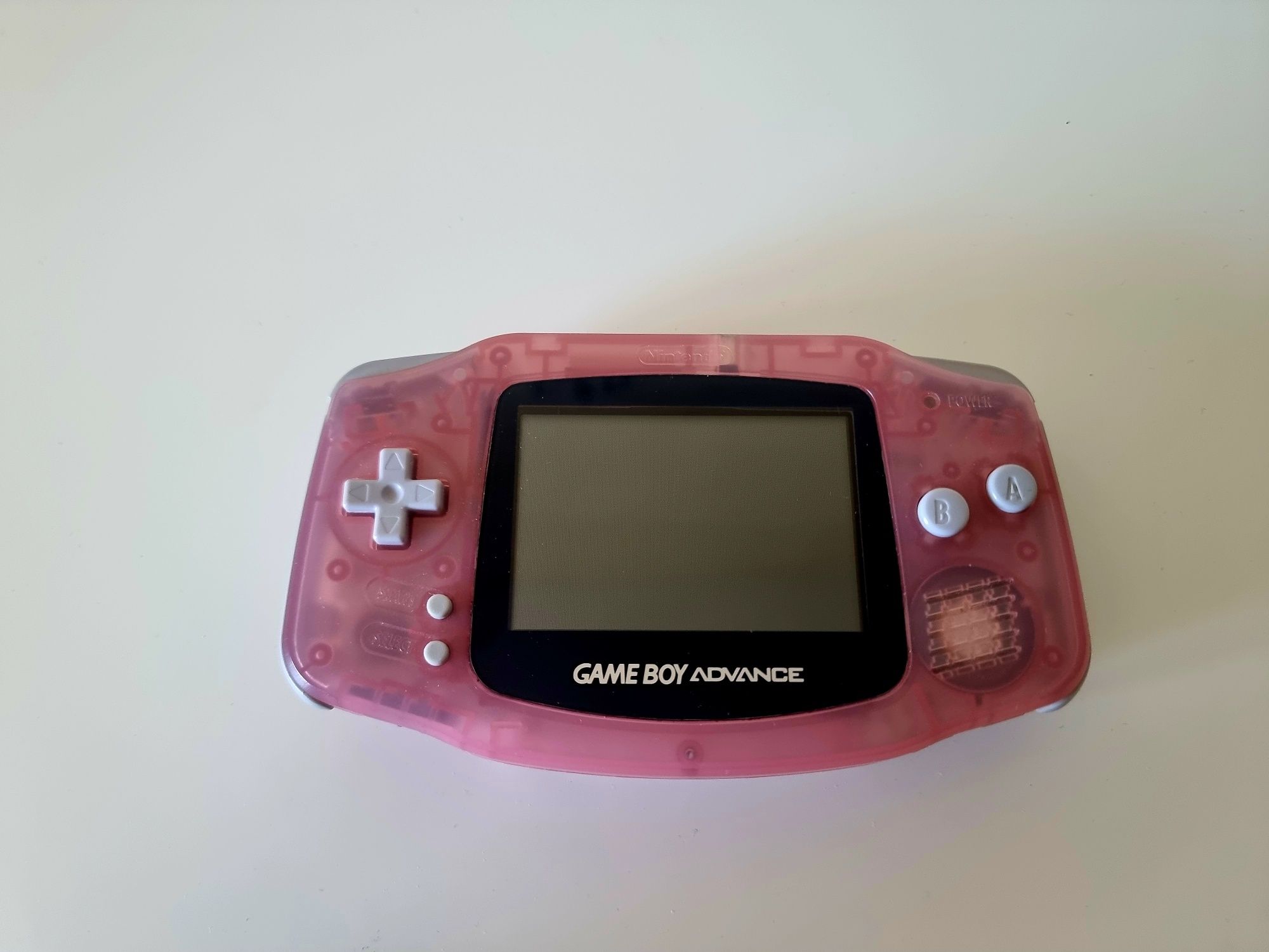 Konsola Gameboy Advance komplet box różowa GBA