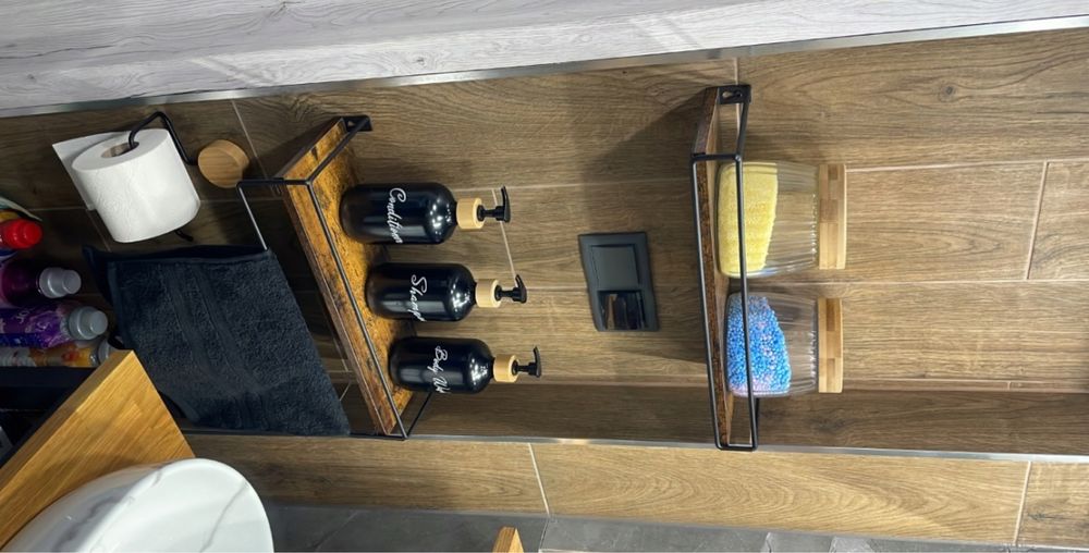 Zestaw 2 półek ściennych sonoma loft nowe