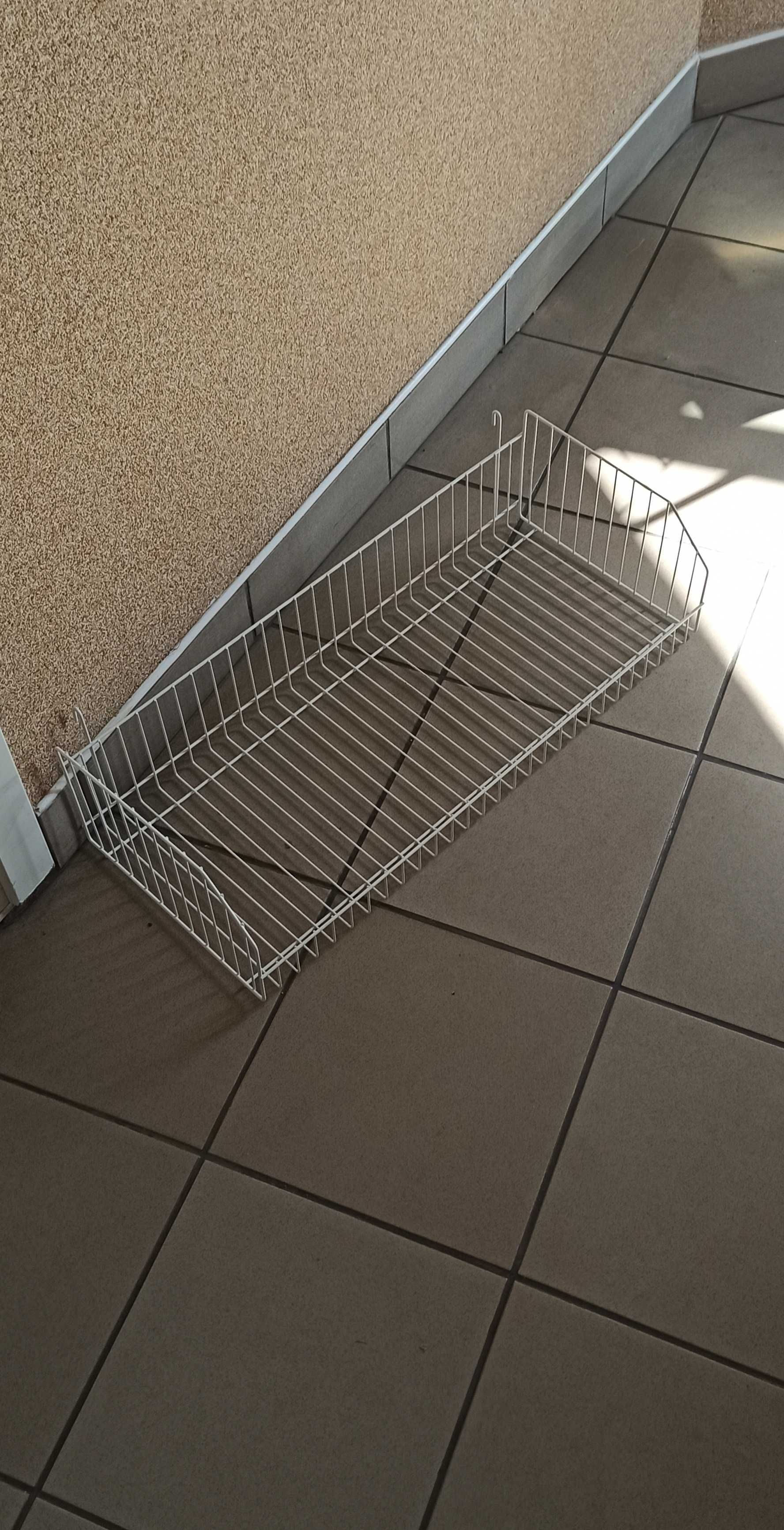 Półka druciana biała