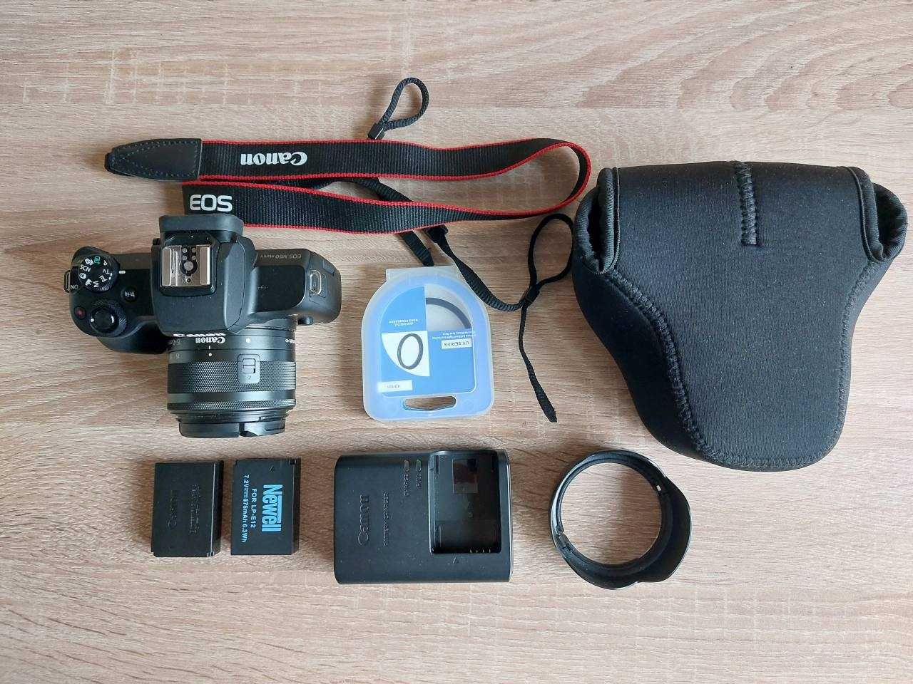 Aparat Canon EOS M50 Mark II M15-45 + dodatki