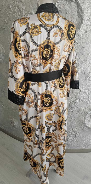 VERSACE luksusowy szlafrok roz uniwersalny