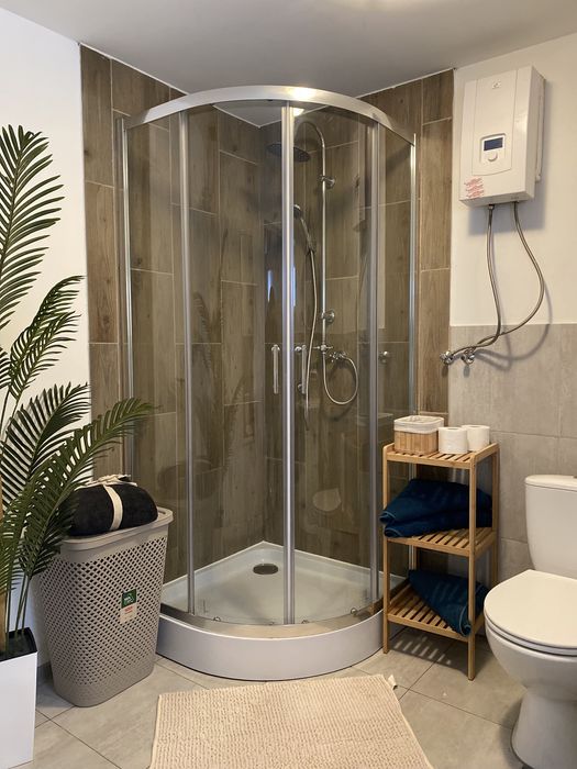 Domek całoroczny, letniskowy „STODOŁA 1” z balią, jacuzzi