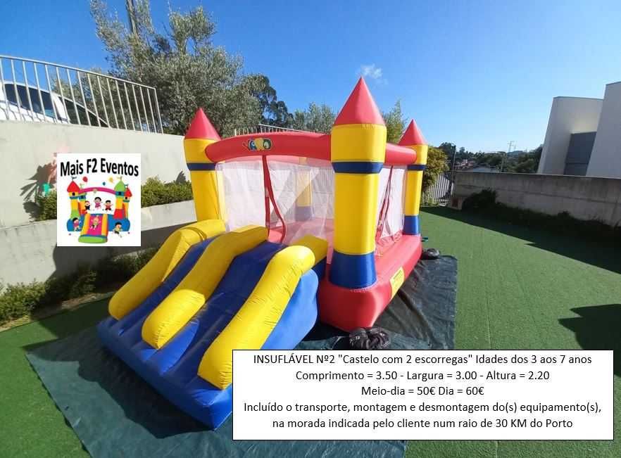 Aluguer Insufláveis, Trampolins, Matraquilhos, Máquinas Bolas de Sabão