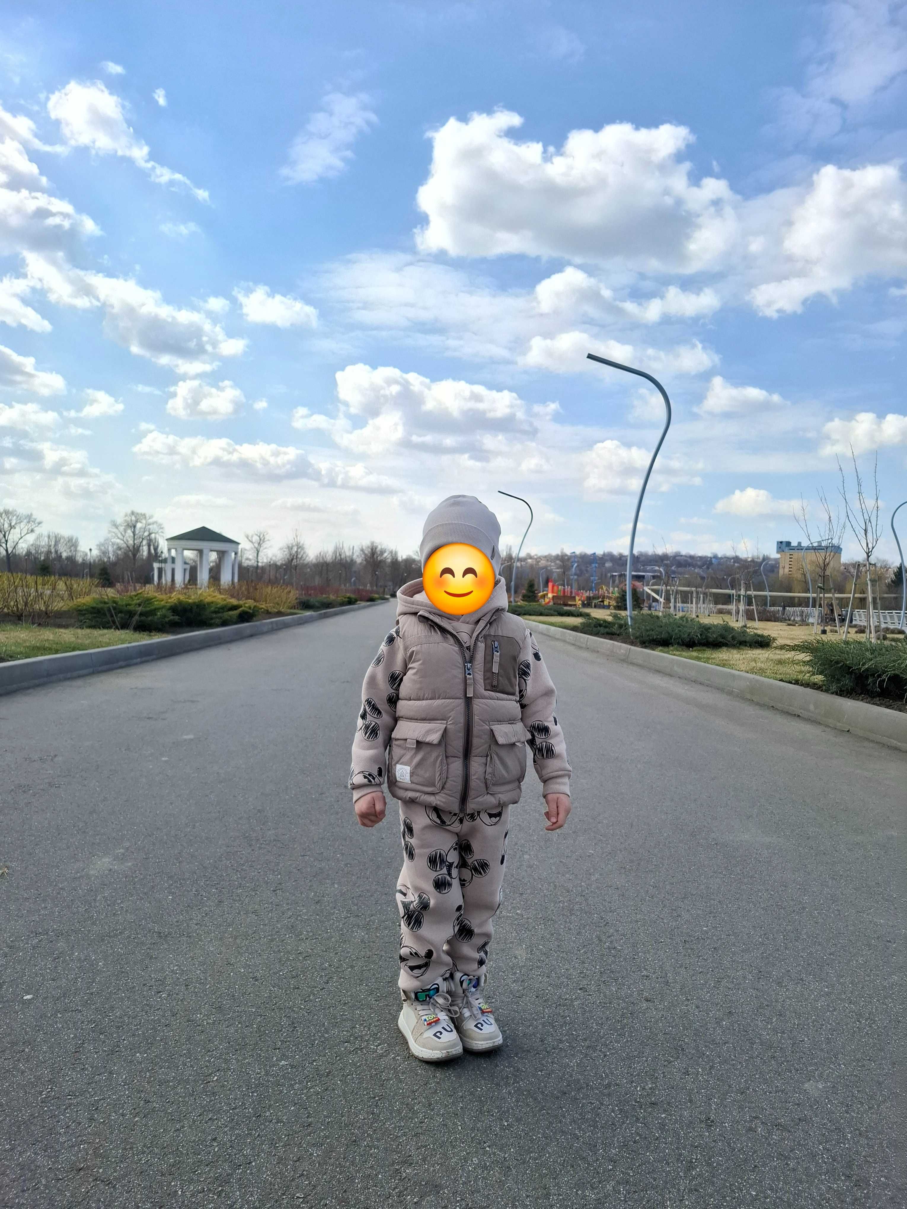 Дитячий теплий костюм на флісі