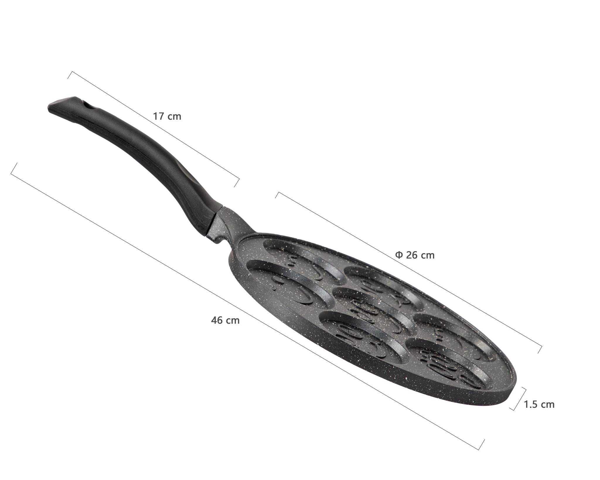 Patelnia pancakes do naleśników, jajek NA INDUKCJE! ciężka, EliteHoff