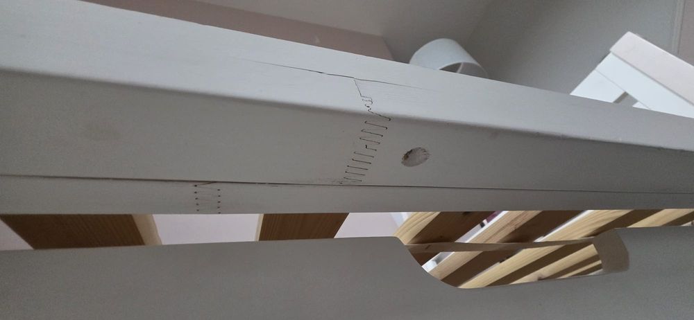 Łóżko domek bliźniaki pod 2 materace 90x180 DO ODBIORU W GRUDNIU