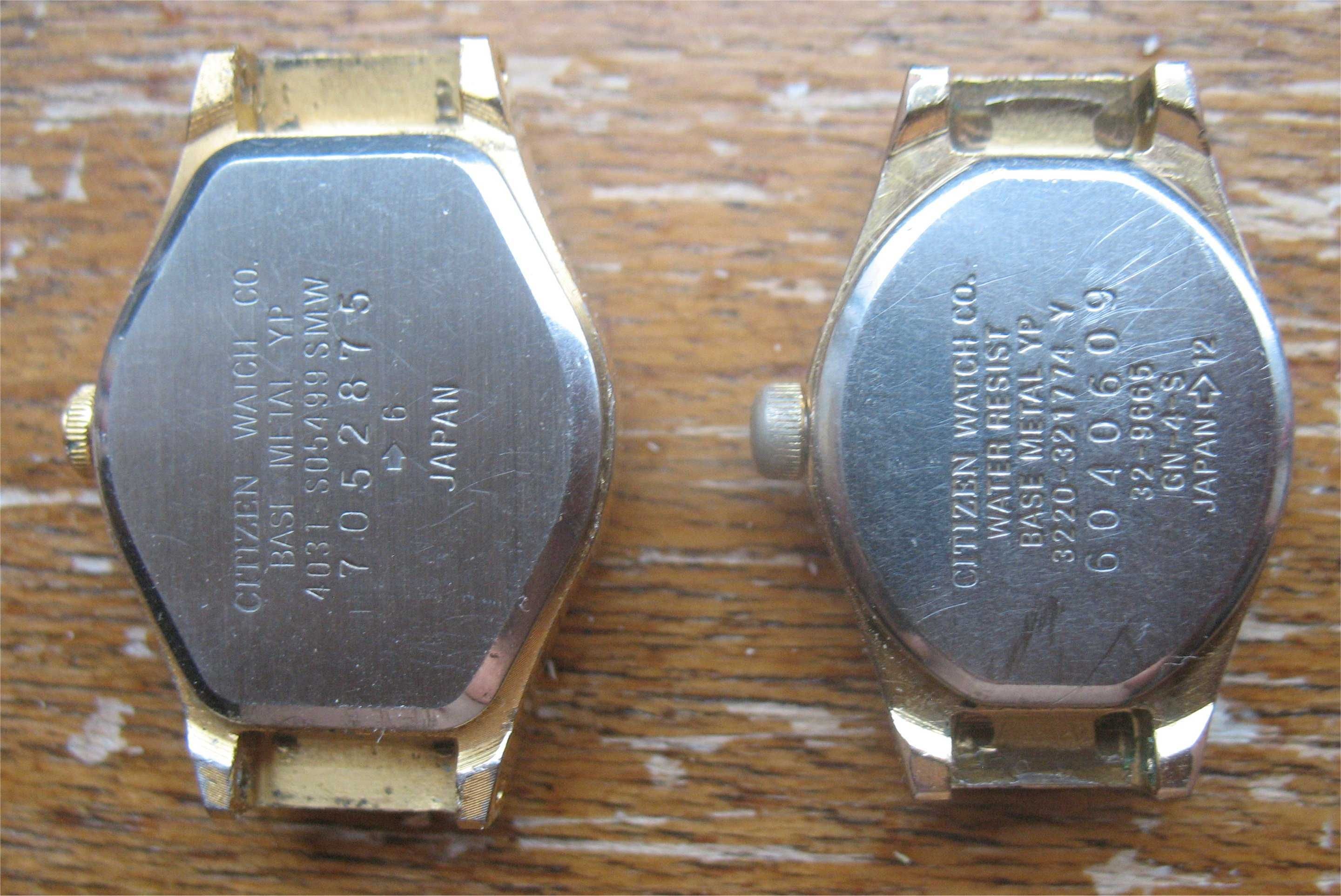 2 Relógios Citizen Vintage de Senhora - Avariados