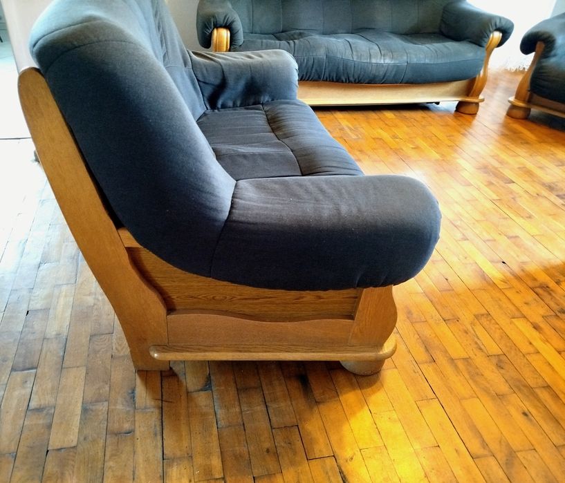 Wypoczynek 321 funkcja spania dębowy stelaż