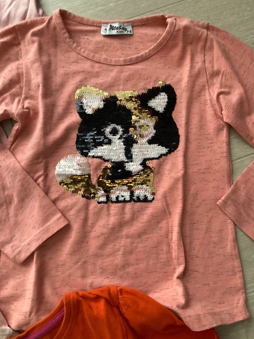 Bluzka koszulka 4 szt. rozm. 128 Topolino smyk