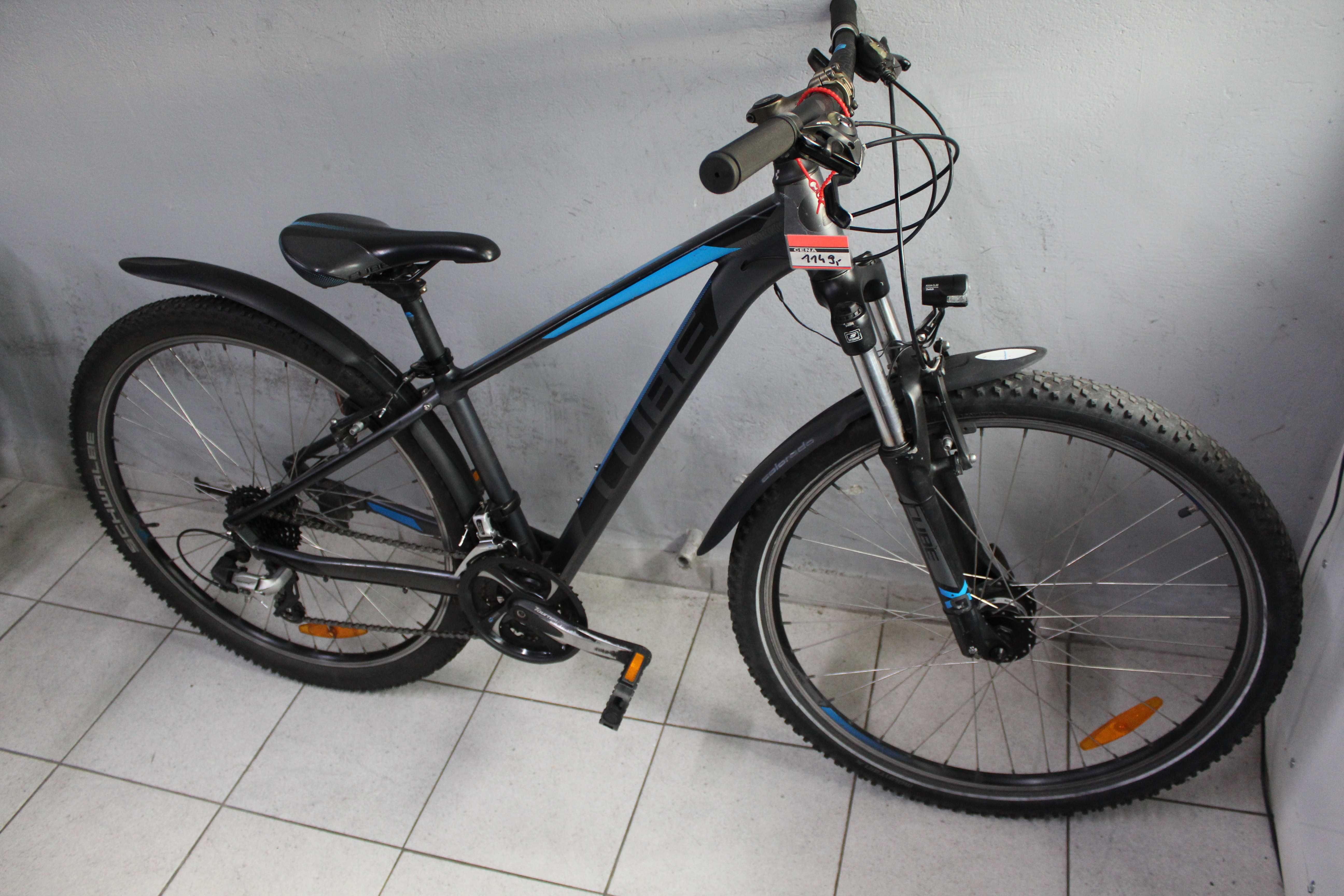 Rower MTB CUBE AIM , Rama 14" S, Koła 27,5",Ham. Tarcz. Oświet na dyna