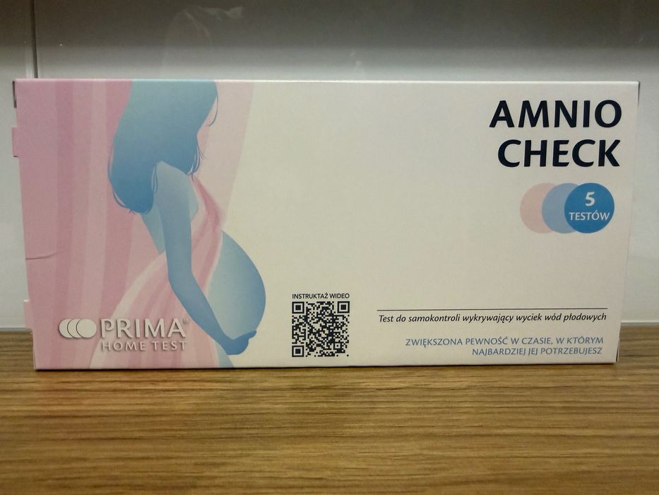 Amniocheck, test wykrywający wyciek wód płodowych, 5 sztuk
