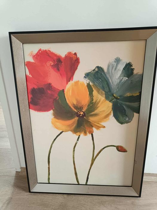 Obraz 60x80cm kwiaty