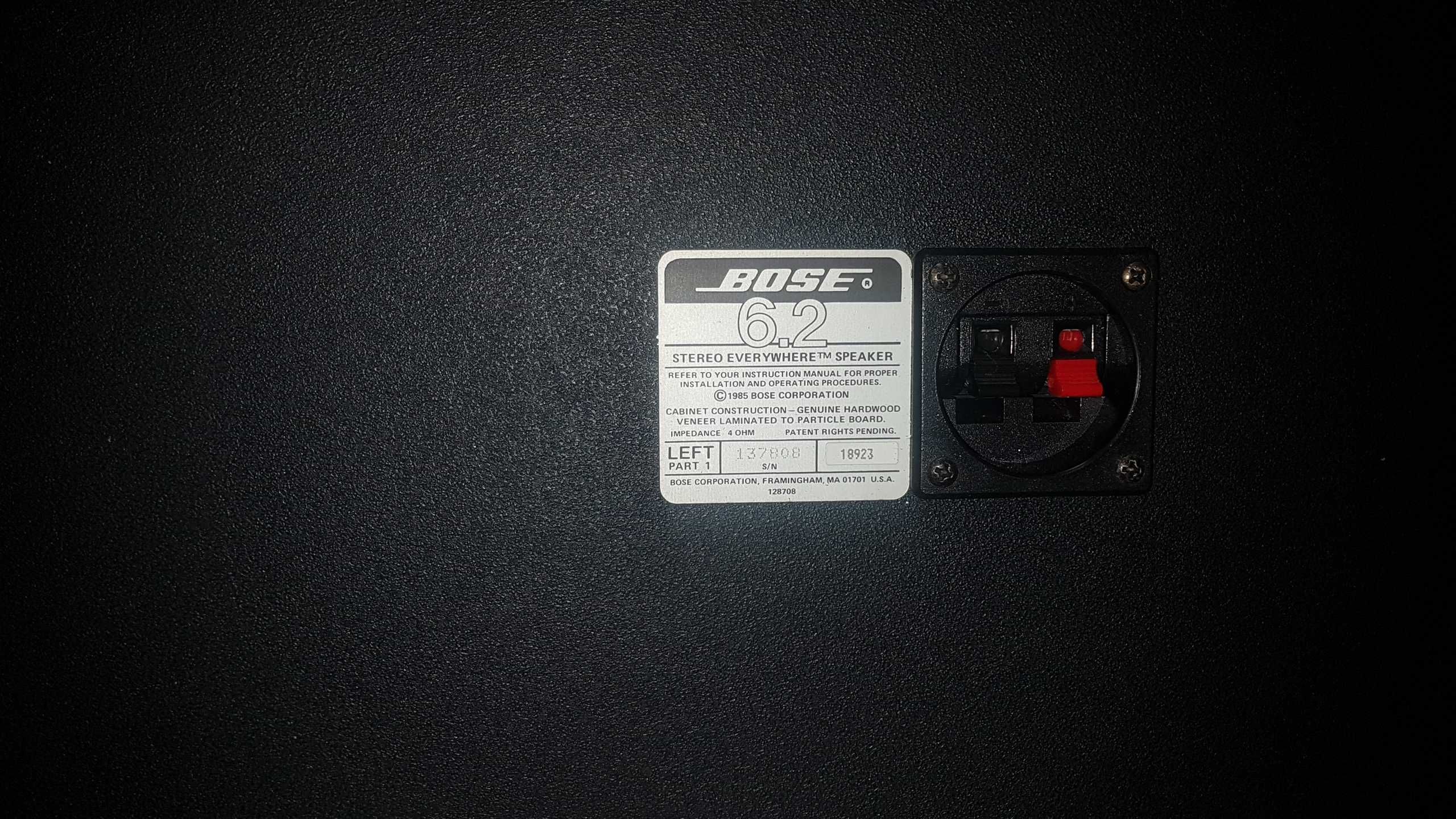 Акустика Bose 6.2 stereo horizontal use speakers made in USA