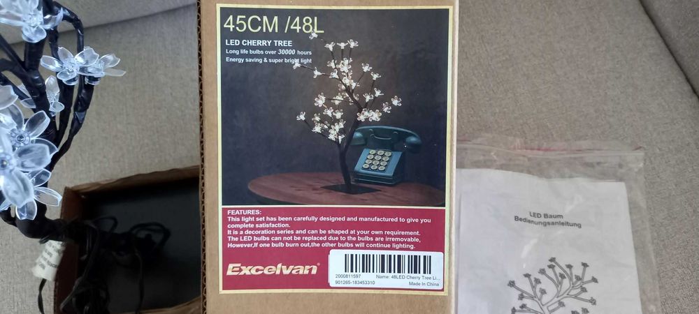 Candeeiro - "CEREJEIRA" - Decorativa e de Iluminação