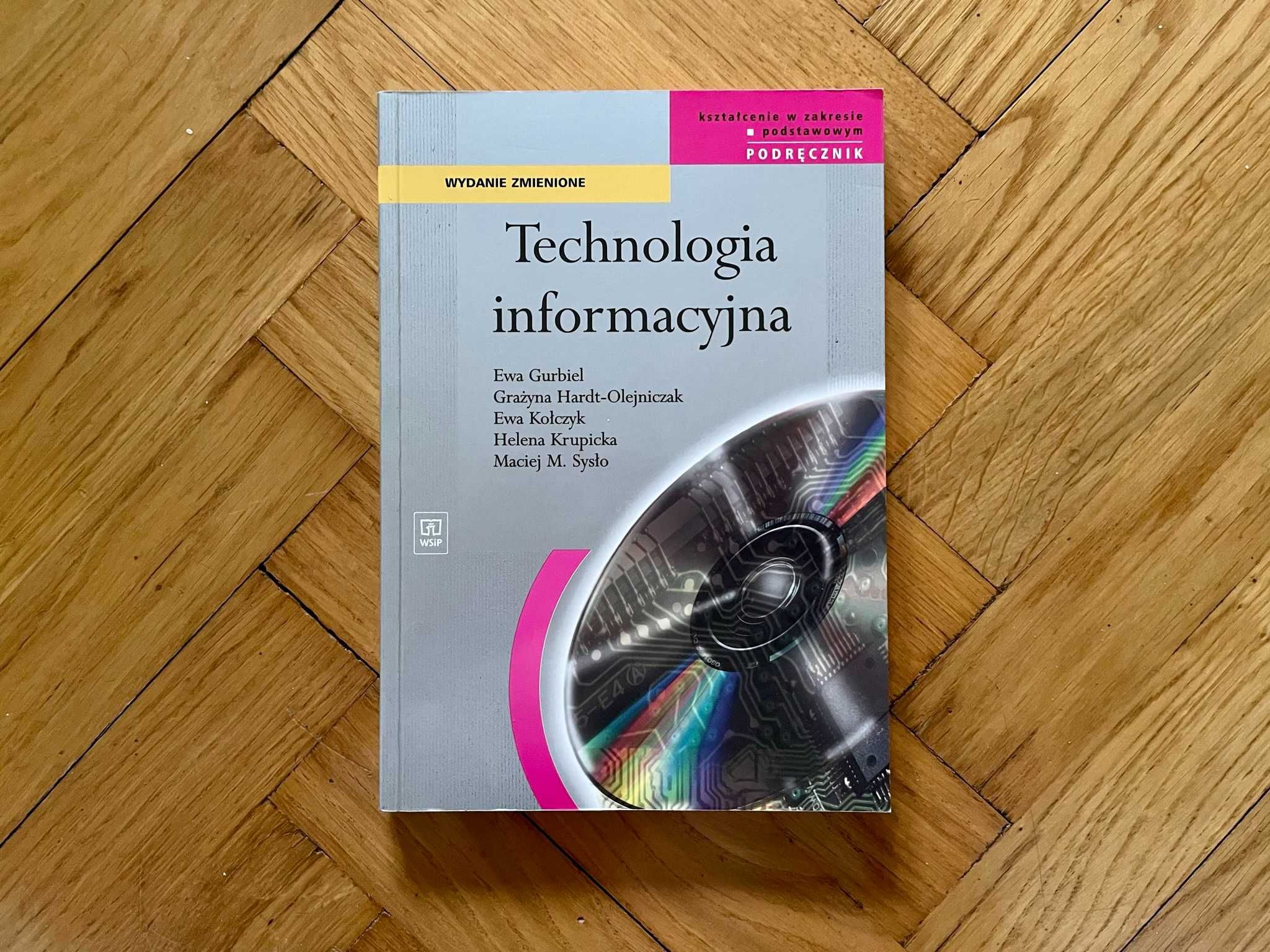 Podręcznik do technologii informacyjnej do liceum + płyta CD