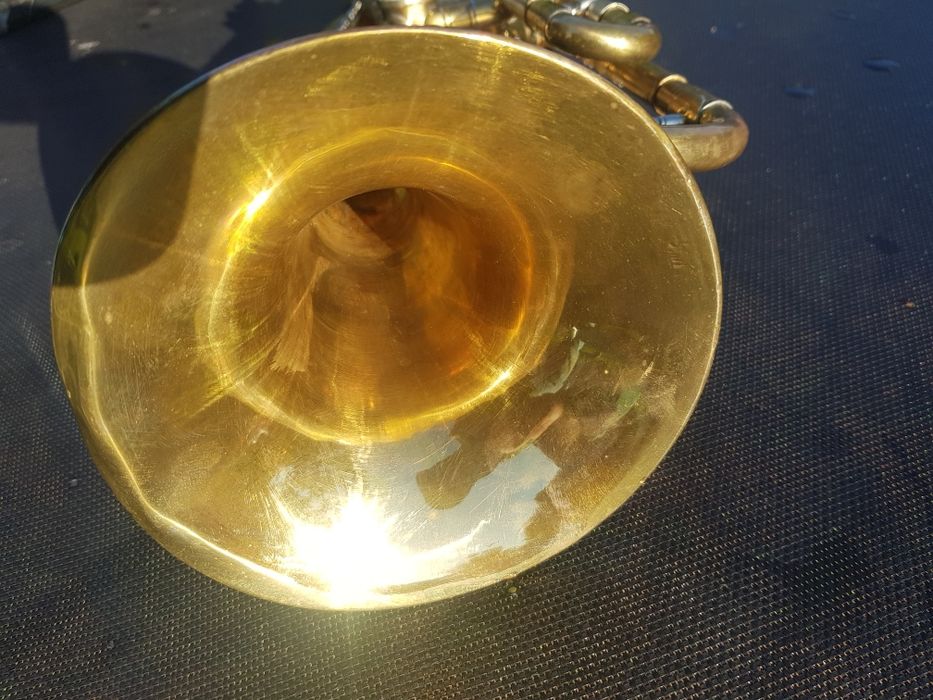 Stary Kornet  trąbka Josef Glassl Graslitz.Böhmener.