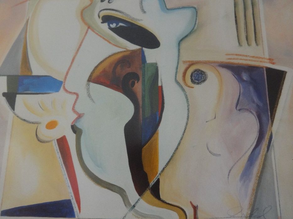Quadro Pintura Abstrata