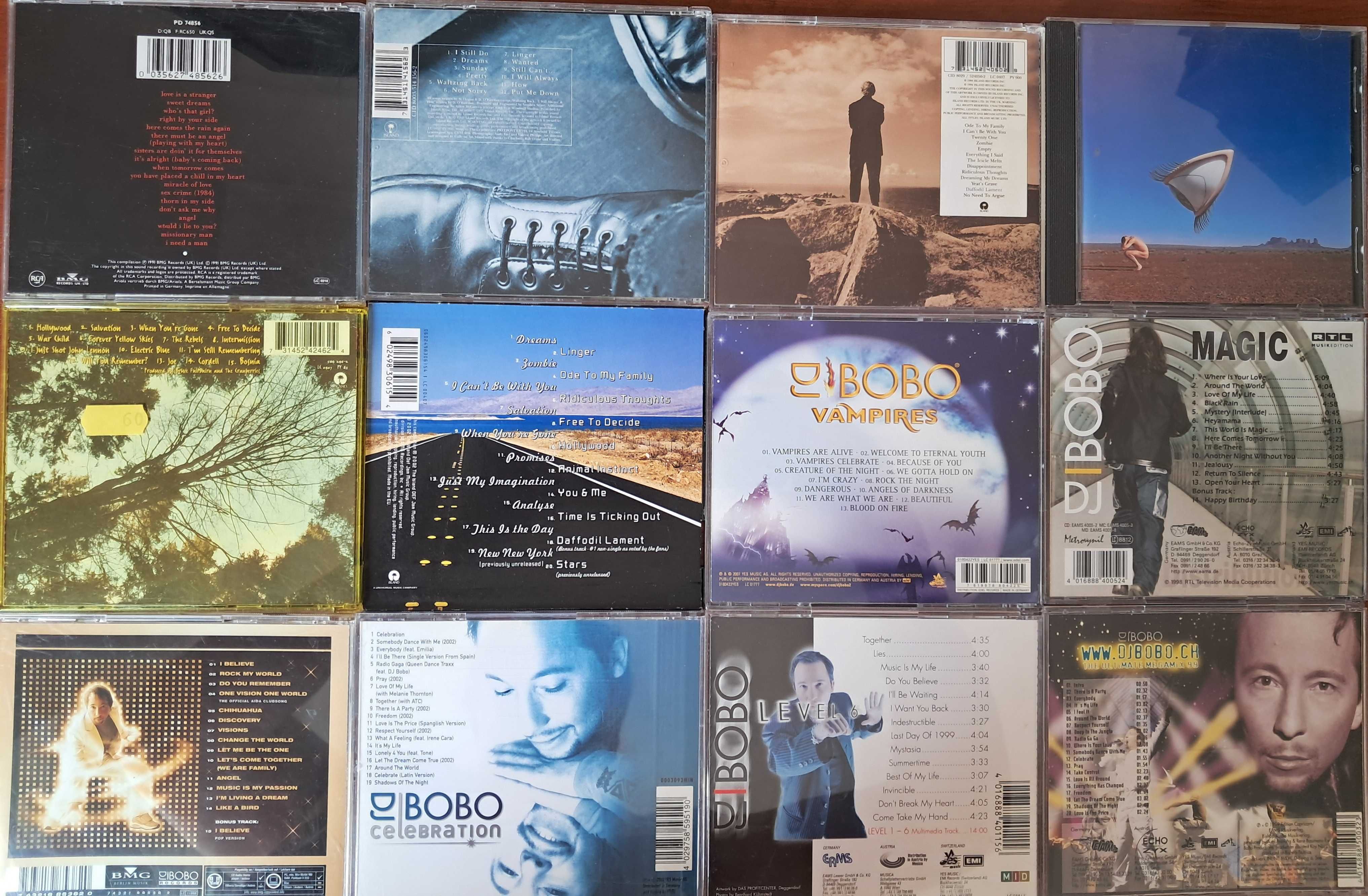 CD (Audio) Roxette DJ Bobo Eurythmics Cranberries Dire Straits R.E.M.